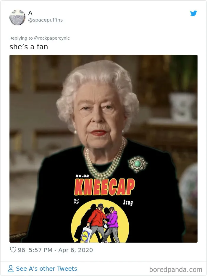 The Queen Of England Gives A Speech In A Green Dress And The Photoshoppers Know What To Do (35 Pics)