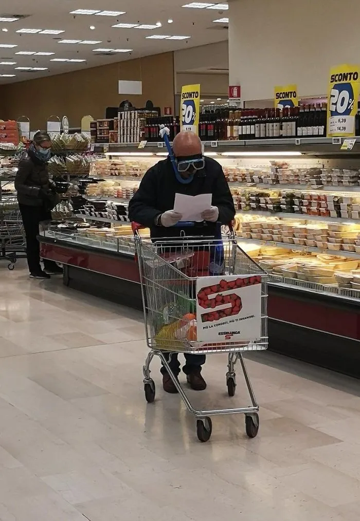 Italians Dealing With Lack Of Face Masks