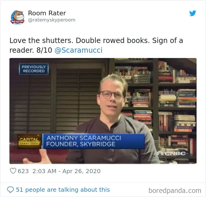 This Account Rates The Rooms Of Famous People On Video Calls And Here Are 30 Hilarious Observations