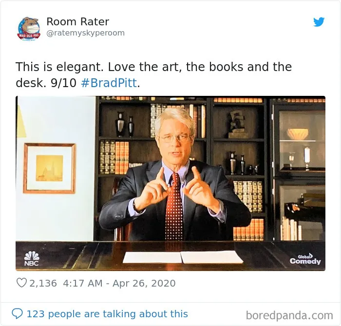 This Account Rates The Rooms Of Famous People On Video Calls And Here Are 30 Hilarious Observations