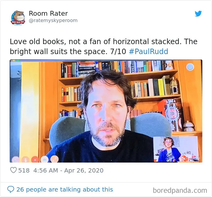 This Account Rates The Rooms Of Famous People On Video Calls And Here Are 30 Hilarious Observations