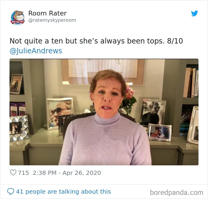 This Account Rates The Rooms Of Famous People On Video Calls And Here Are 30 Hilarious Observations