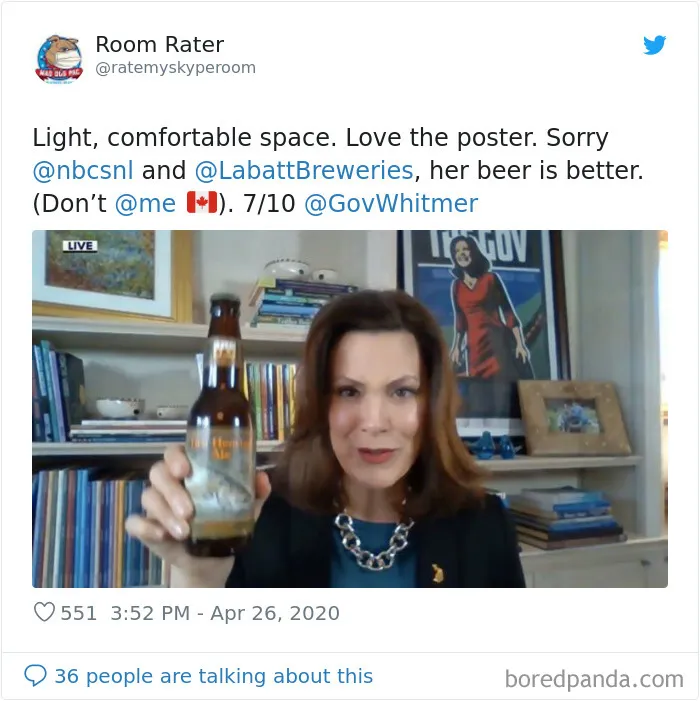 This Account Rates The Rooms Of Famous People On Video Calls And Here Are 30 Hilarious Observations