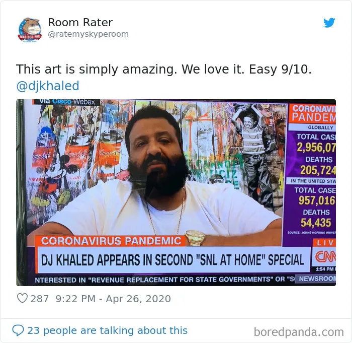 This Account Rates The Rooms Of Famous People On Video Calls And Here Are 30 Hilarious Observations