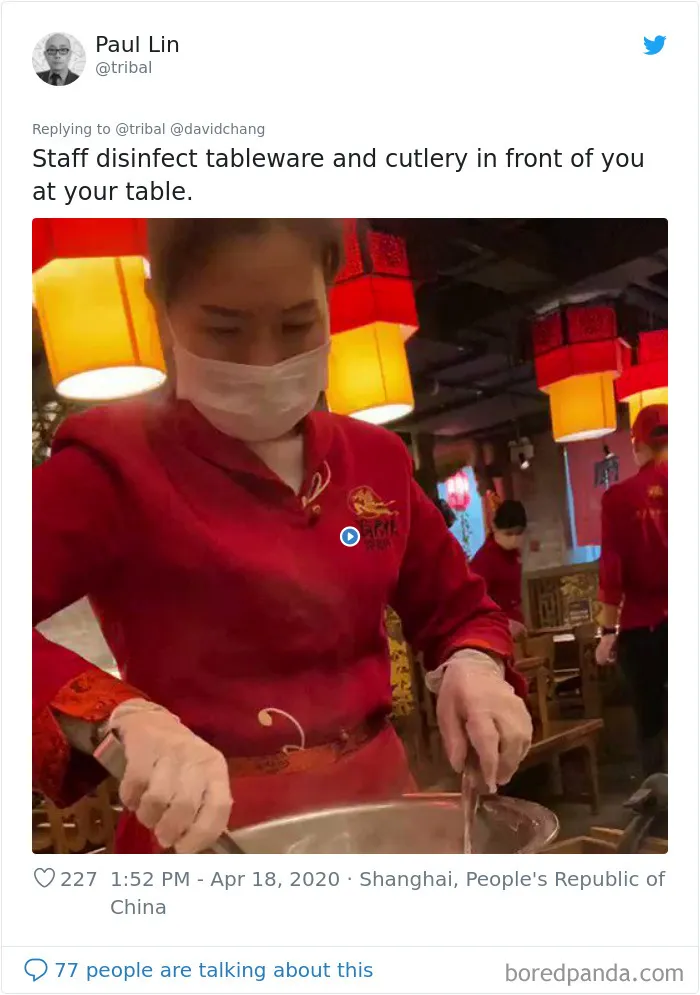 People From East Asia Share Their Post-Quarantine Restaurant Experiences To Show Westerners What To Expect