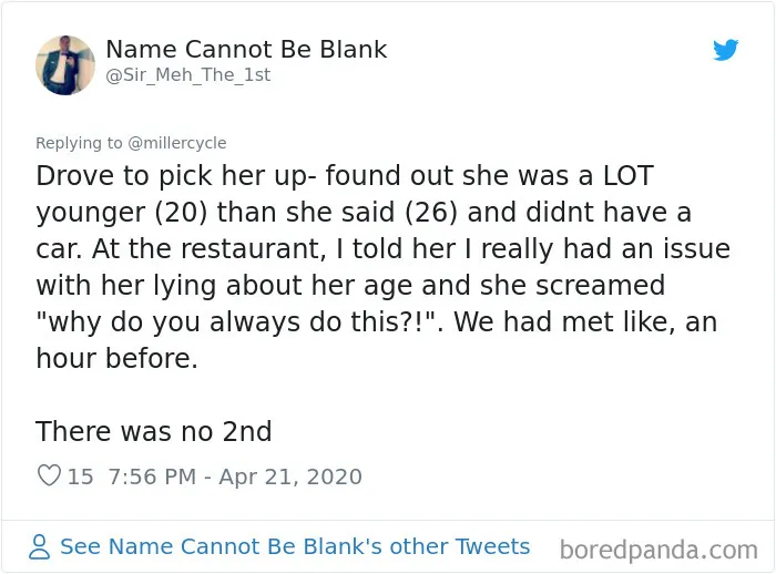 30 Of The Worst Things That Have Ever Happened To People On A Date Shared By These People On Twitter