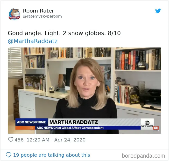 This Account Rates The Rooms Of Famous People On Video Calls And Here Are 30 Hilarious Observations
