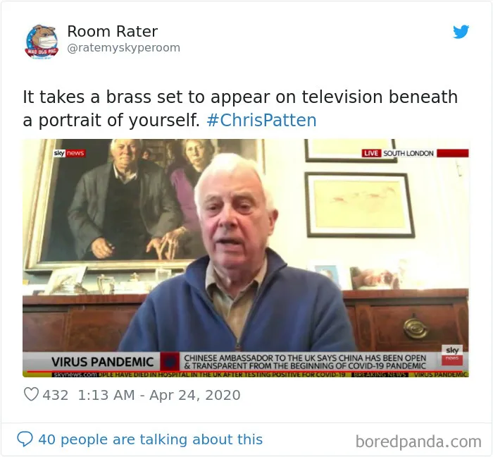 This Account Rates The Rooms Of Famous People On Video Calls And Here Are 30 Hilarious Observations