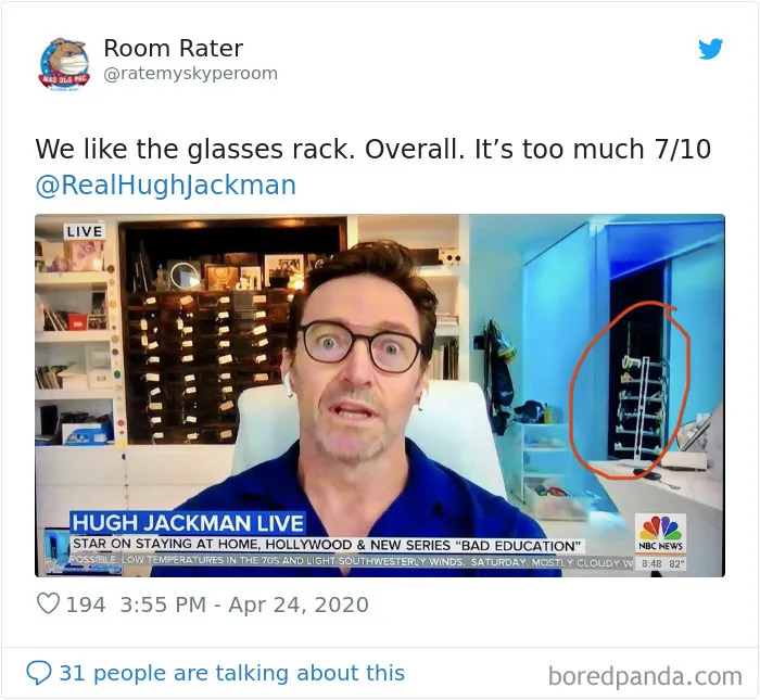 This Account Rates The Rooms Of Famous People On Video Calls And Here Are 30 Hilarious Observations