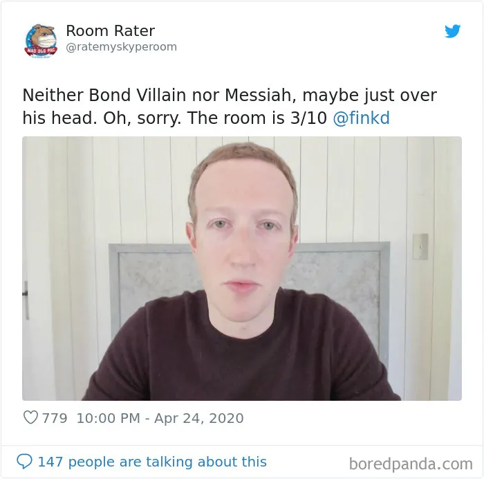 This Account Rates The Rooms Of Famous People On Video Calls And Here Are 30 Hilarious Observations