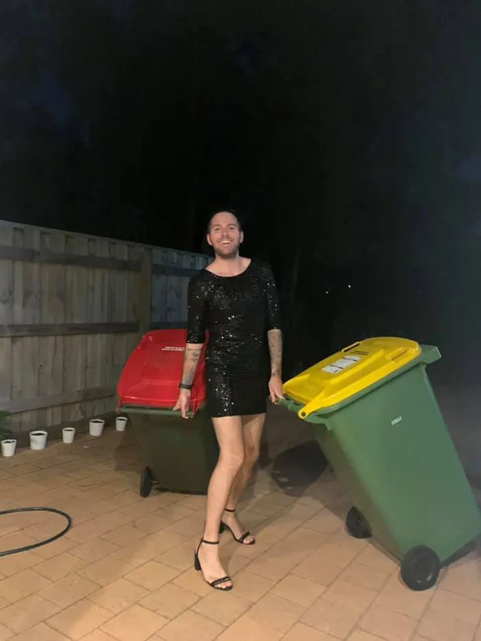 30 Australians Realize They Can Only Go Out To Take The Bins Out, Turn It Into A Special Occasion By Dressing Up In Their Best Clothes