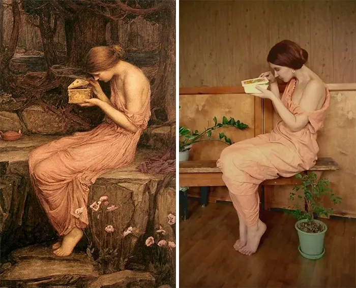 Este grupo de Facebook de Rusia se dedica a recrear famosas obras de arte durante el aislamiento, y aquí tienes las 30 mejores