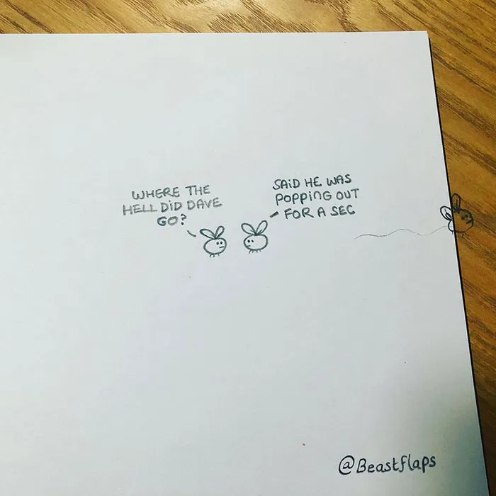 Artist Shares 24 Funny Doodles He Made During Meetings He Didn't Need To Be At (New Pics)