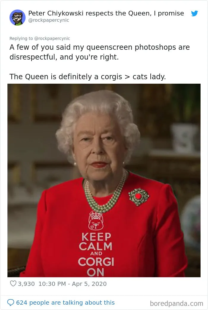 La Reina de Inglaterra dio un discurso vestida de verde y la gente sacó el Photoshop a relucir (35 imágenes)