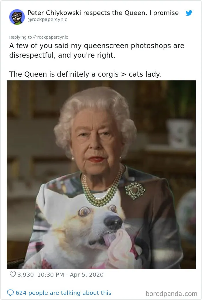 La Reina de Inglaterra dio un discurso vestida de verde y la gente sacó el Photoshop a relucir (35 imágenes)