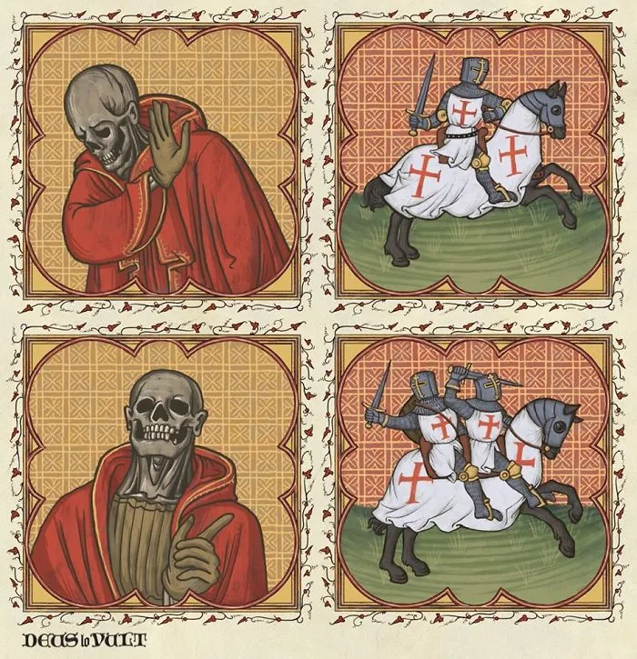 12 Hilarious Medieval Memes By Quarantined Board Game Developers