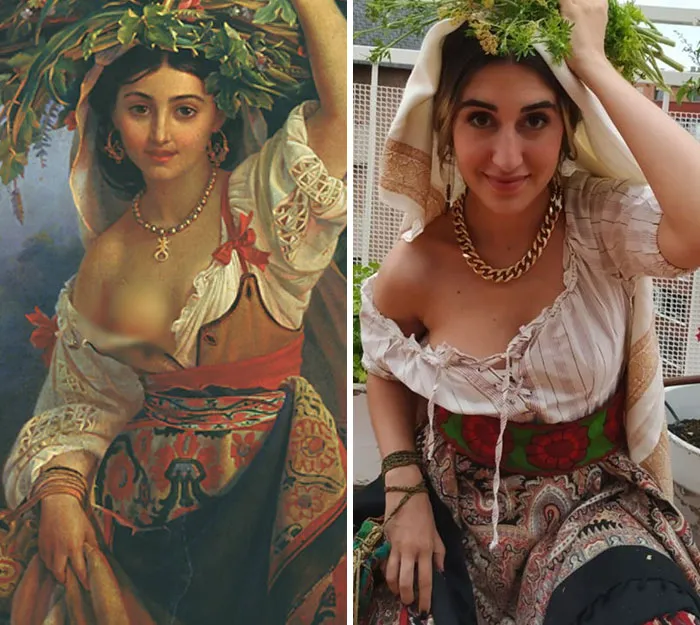 People Are Recreating Famous Paintings In This Spanish Facebook Group, And Here Are 30 Of The Best Ones