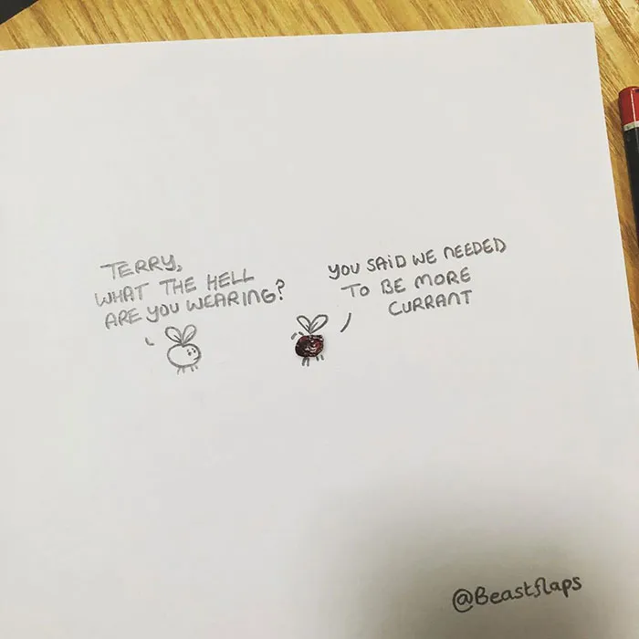 Artist Shares 24 Funny Doodles He Made During Meetings He Didn't Need To Be At (New Pics)