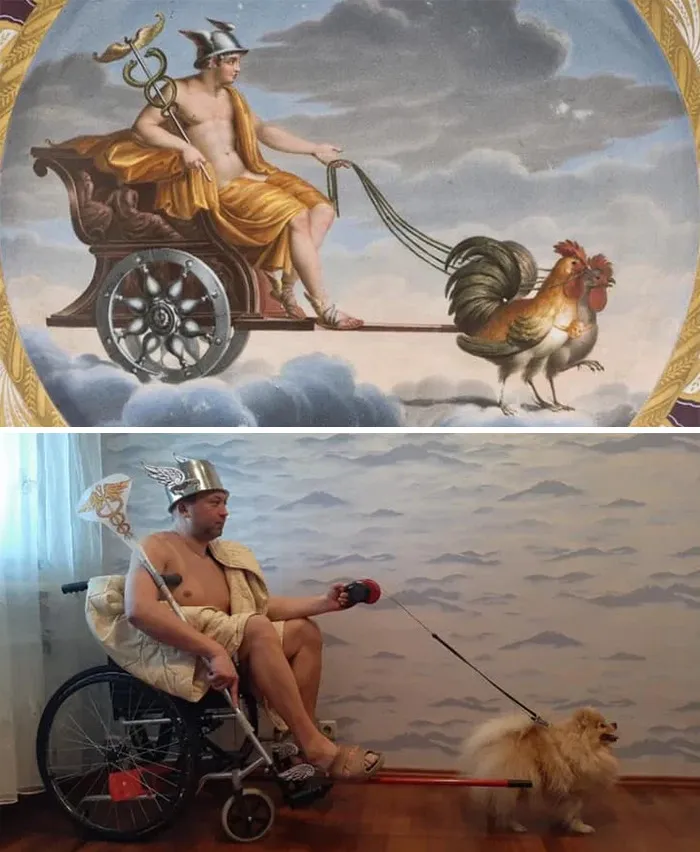 Este grupo de Facebook de Rusia se dedica a recrear famosas obras de arte durante el aislamiento, y aquí tienes las 30 mejores
