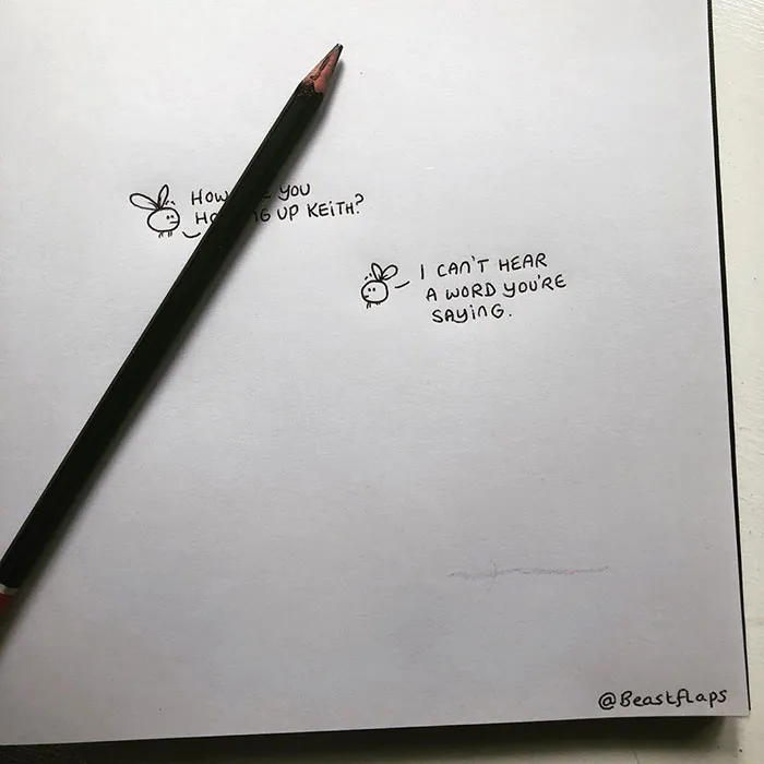 Artist Shares 24 Funny Doodles He Made During Meetings He Didn't Need To Be At (New Pics)