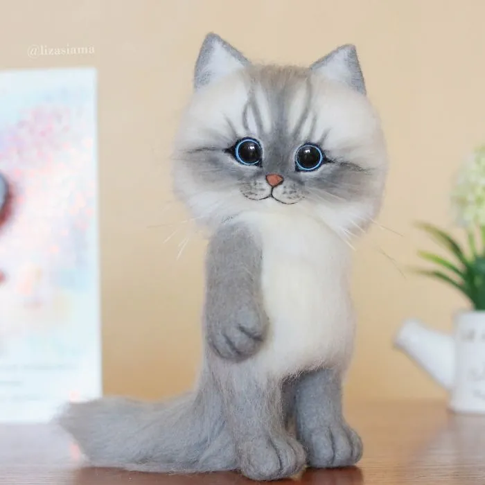 Russian Artist’s Felted Wool Animals Might Stun You With Their Cuteness (67 Pics)
