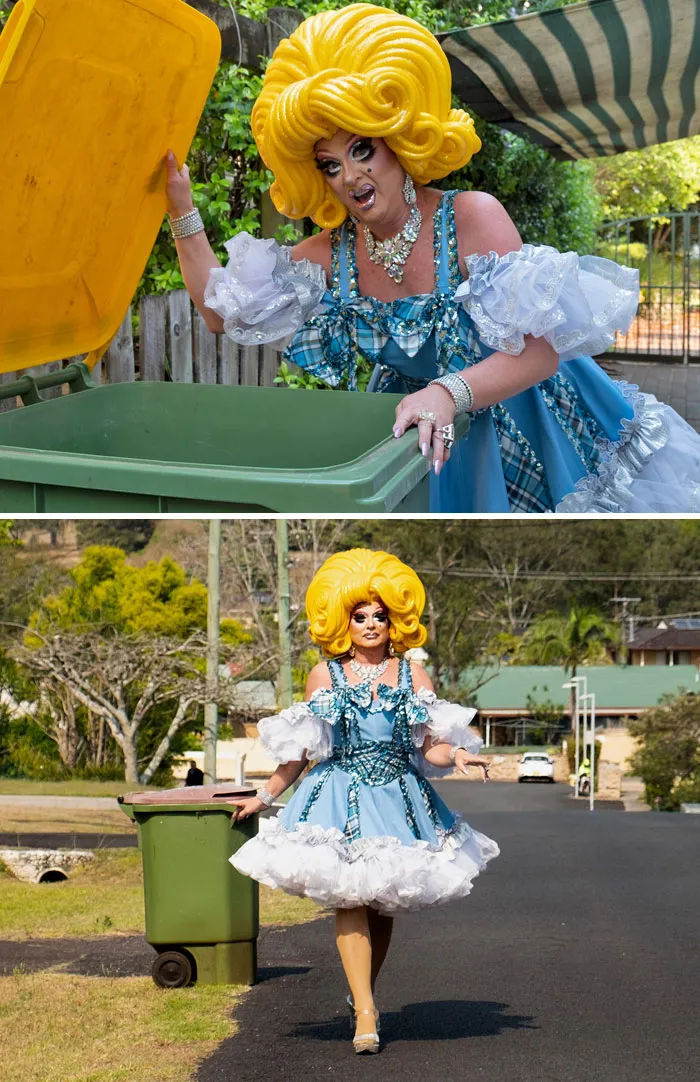 30 Australians Realize They Can Only Go Out To Take The Bins Out, Turn It Into A Special Occasion By Dressing Up In Their Best Clothes