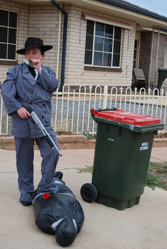 30 Australians Realize They Can Only Go Out To Take The Bins Out, Turn It Into A Special Occasion By Dressing Up In Their Best Clothes