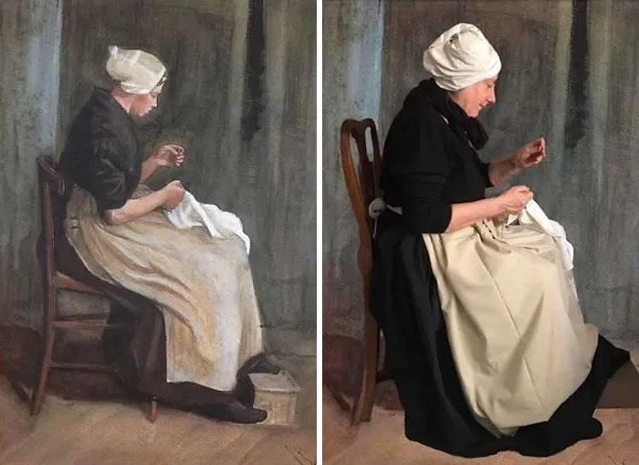 People Are Recreating Famous Paintings In This Spanish Facebook Group, And Here Are 30 Of The Best Ones