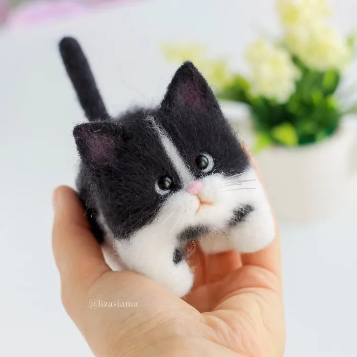 Russian Artist’s Felted Wool Animals Might Stun You With Their Cuteness (67 Pics)