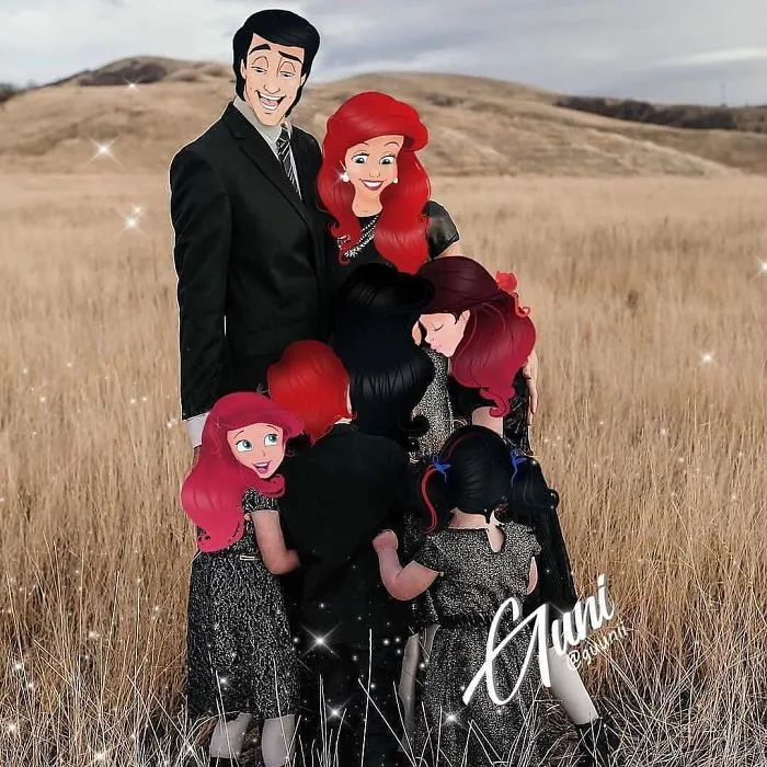 85 Pics Of What "Living Happily Ever After" Looks Like For Disney Princesses, As Imagined By Russian Artist Guni