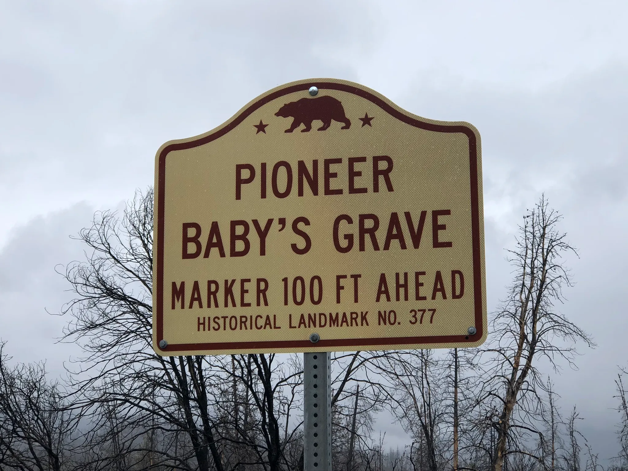 This Baby’s Grave Survived A Wildfire