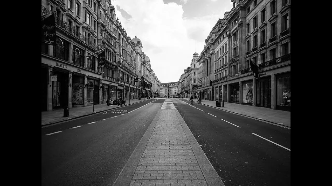 Deserted Streets Of London In The Lockdown