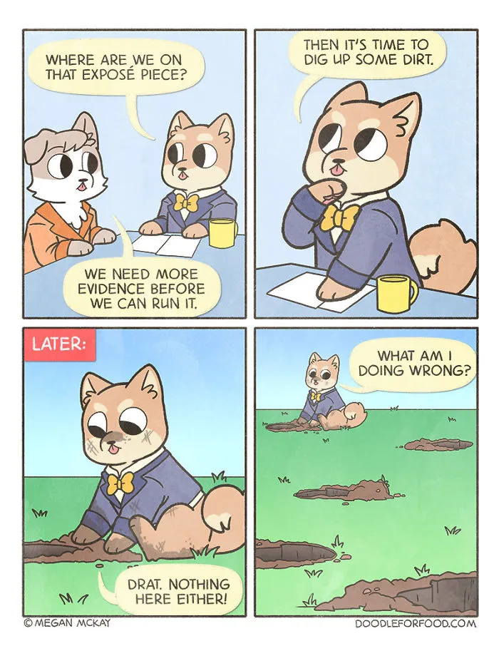 Artist Illustrates Dogs Reporting On Events Important In Daily Pup World In Her 14 Comics