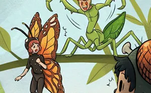 Thai Artist Illustrates A Thought-Provoking Story About A Butterfly And A Fly