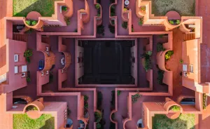 Drone Photography Captures Barcelona's Architectural Symmetry From Above