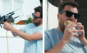 This Guy Used His Drone To Deliver A Burrito To Himself