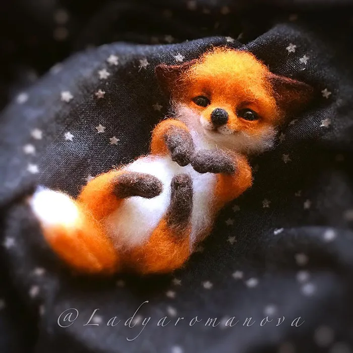 Russian Artist Creates Adorable Mini Felt Animals And Here Are 30 Of The Best Ones