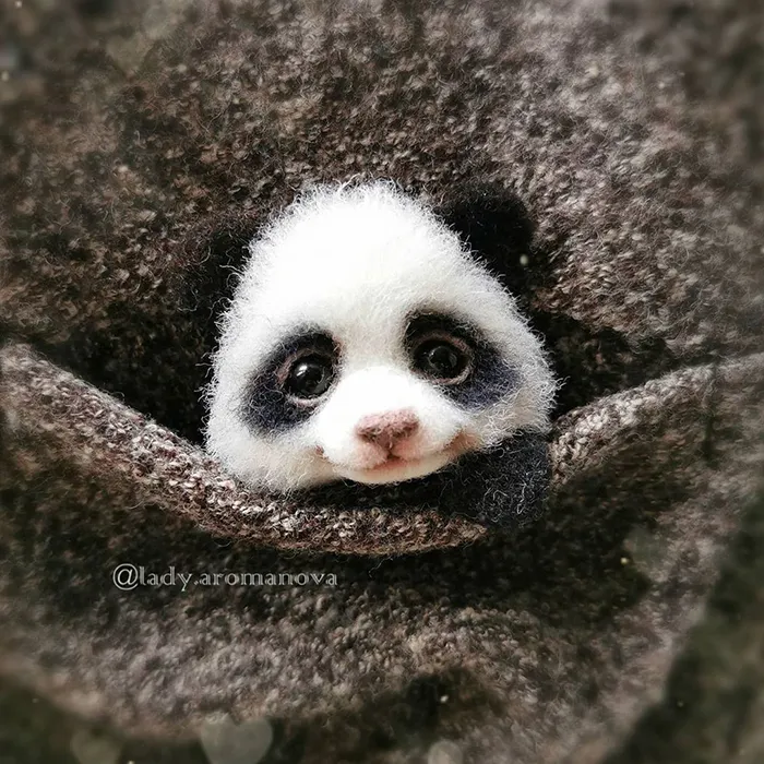 Russian Artist Creates Adorable Mini Felt Animals And Here Are 30 Of The Best Ones