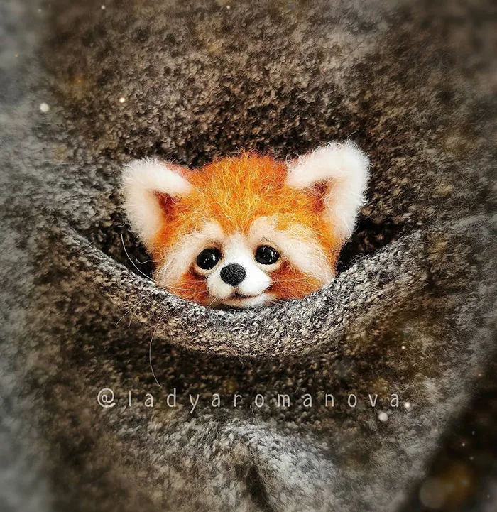 Russian Artist Creates Adorable Mini Felt Animals And Here Are 30 Of The Best Ones