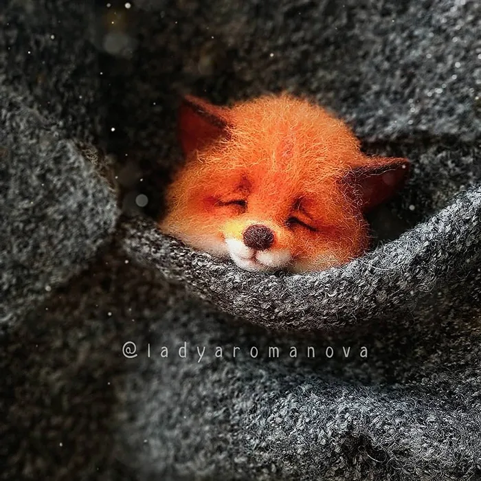 Russian Artist Creates Adorable Mini Felt Animals And Here Are 30 Of The Best Ones