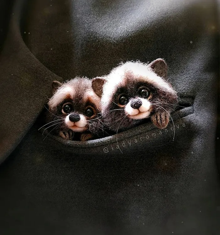 Russian Artist Creates Adorable Mini Felt Animals And Here Are 30 Of The Best Ones