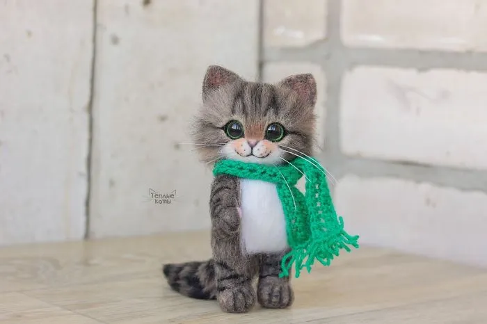 Russian Artist’s Felted Wool Animals Might Stun You With Their Cuteness (67 Pics)