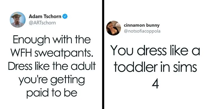Fashion Writer Says People Shouldn't Wear Sweatpants For Work At Home, People Online Disagree