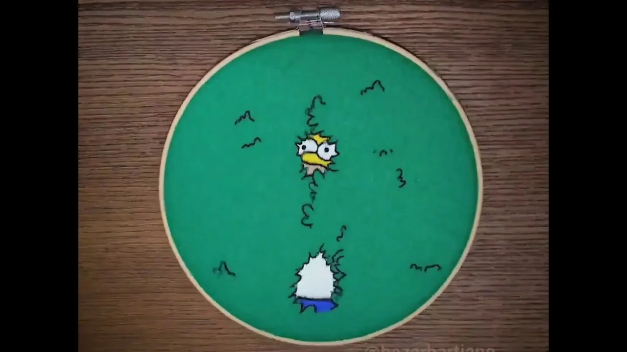 I Made My First 5 Seconds Embroidered Animation And It Only Took 180 Hours Of Embroidery For 30 Different Hoops