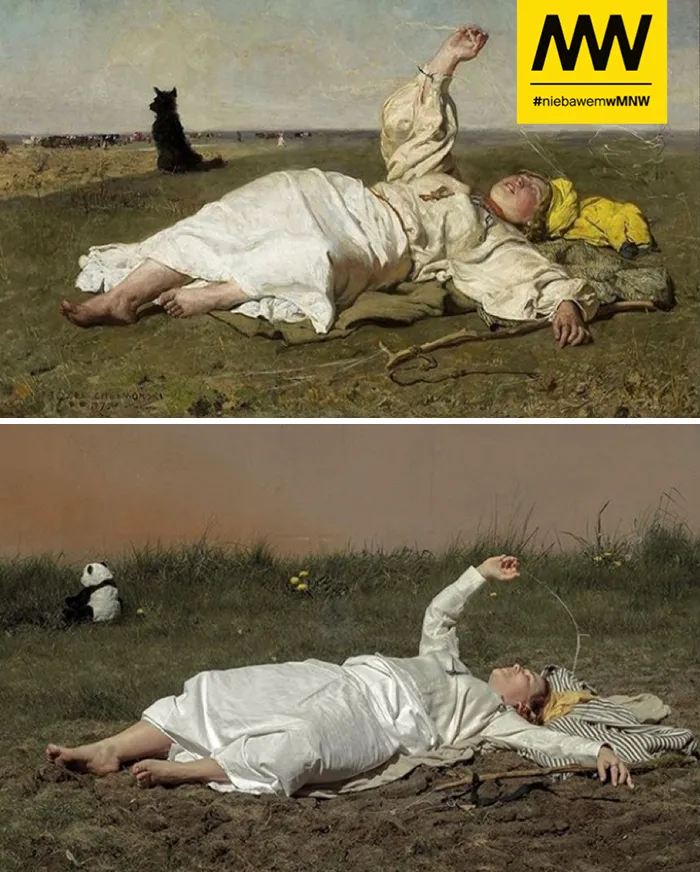 Józef Chełmoński, "Indian summer", 1875