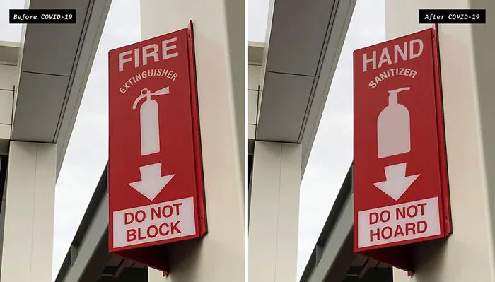 Artist Reimagines 10 Street Signs Inspired By Quarantine