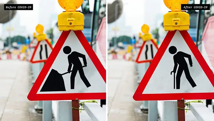 Artist Reimagines 10 Street Signs Inspired By Quarantine