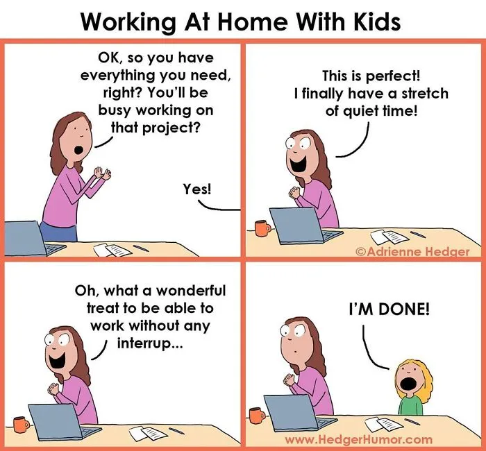 33 Funny Comics About Quarantining With Your Family By Hedger Humor