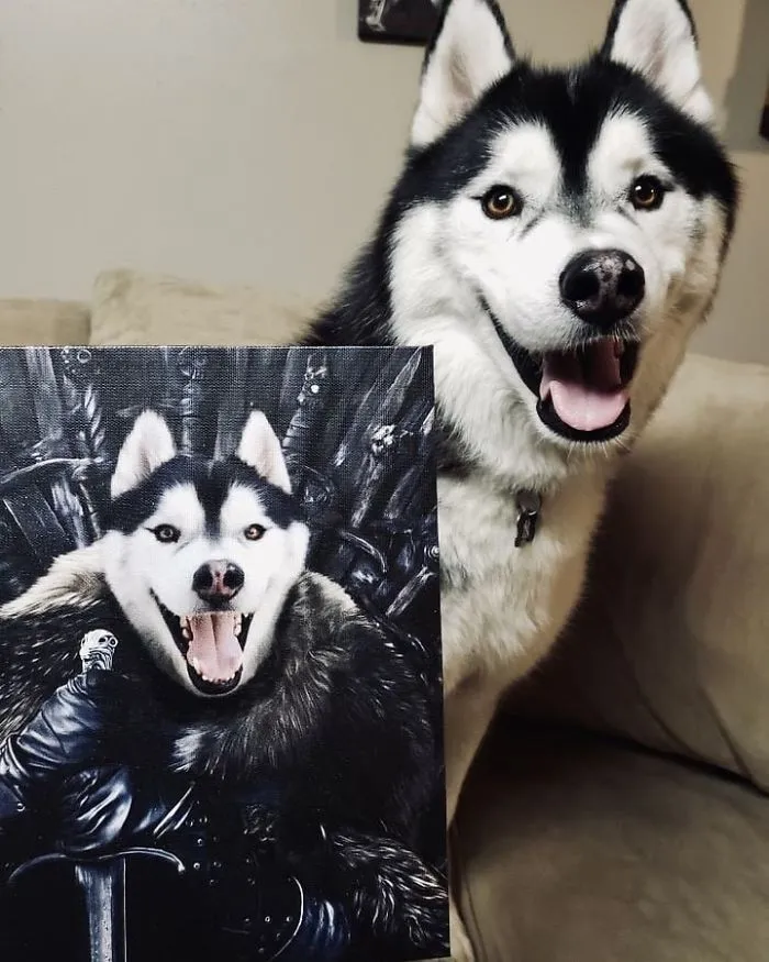 30 Pets With Royal Portraits They Deserve Made By Crown & Paw (New Pics)