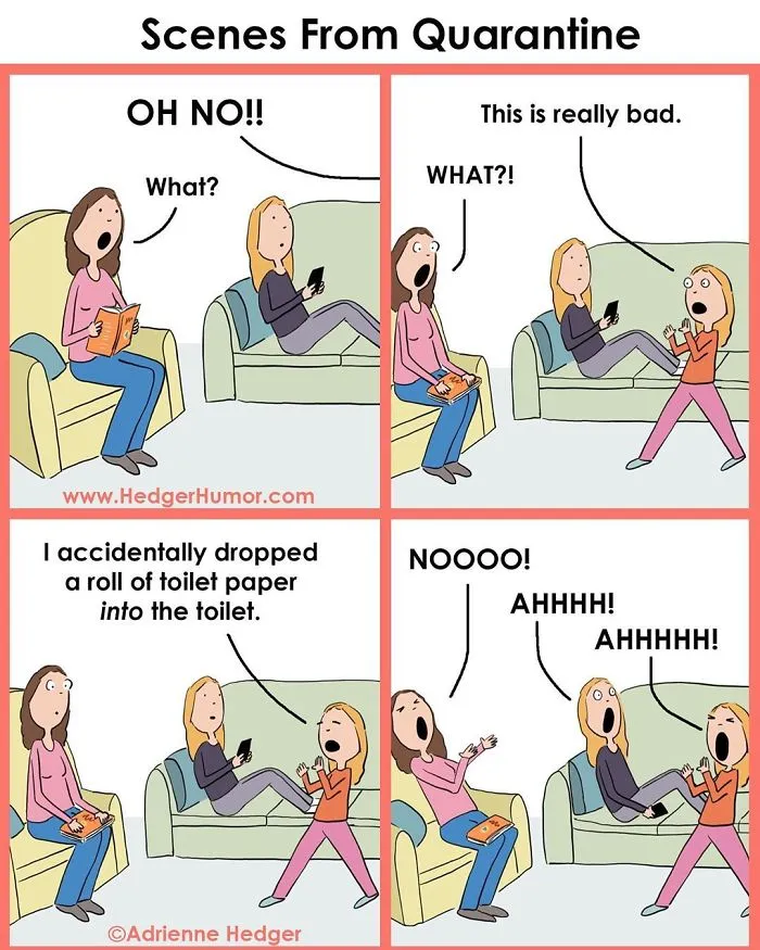 33 Funny Comics About Quarantining With Your Family By Hedger Humor